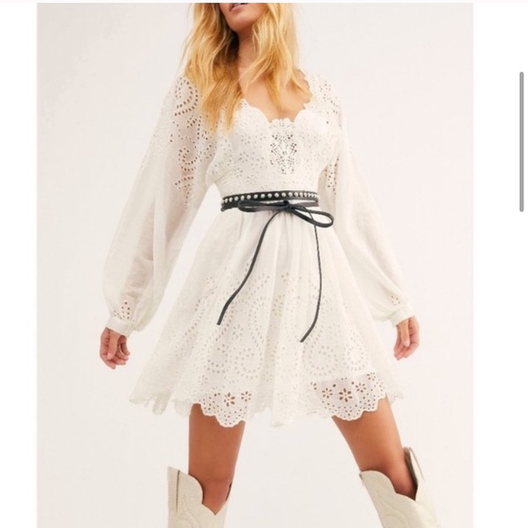 Free People Dresses & Skirts - NWT FREE PEOPLE WOMEN'S IVORY LOTTIE DRESS